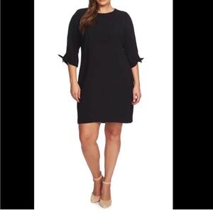 CeCe Black Dress with 3/4 Sleeves